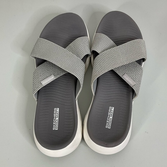 Skechers On the Go 600 Glistening Slide Sandals Size 9 - Picture 5 of 8